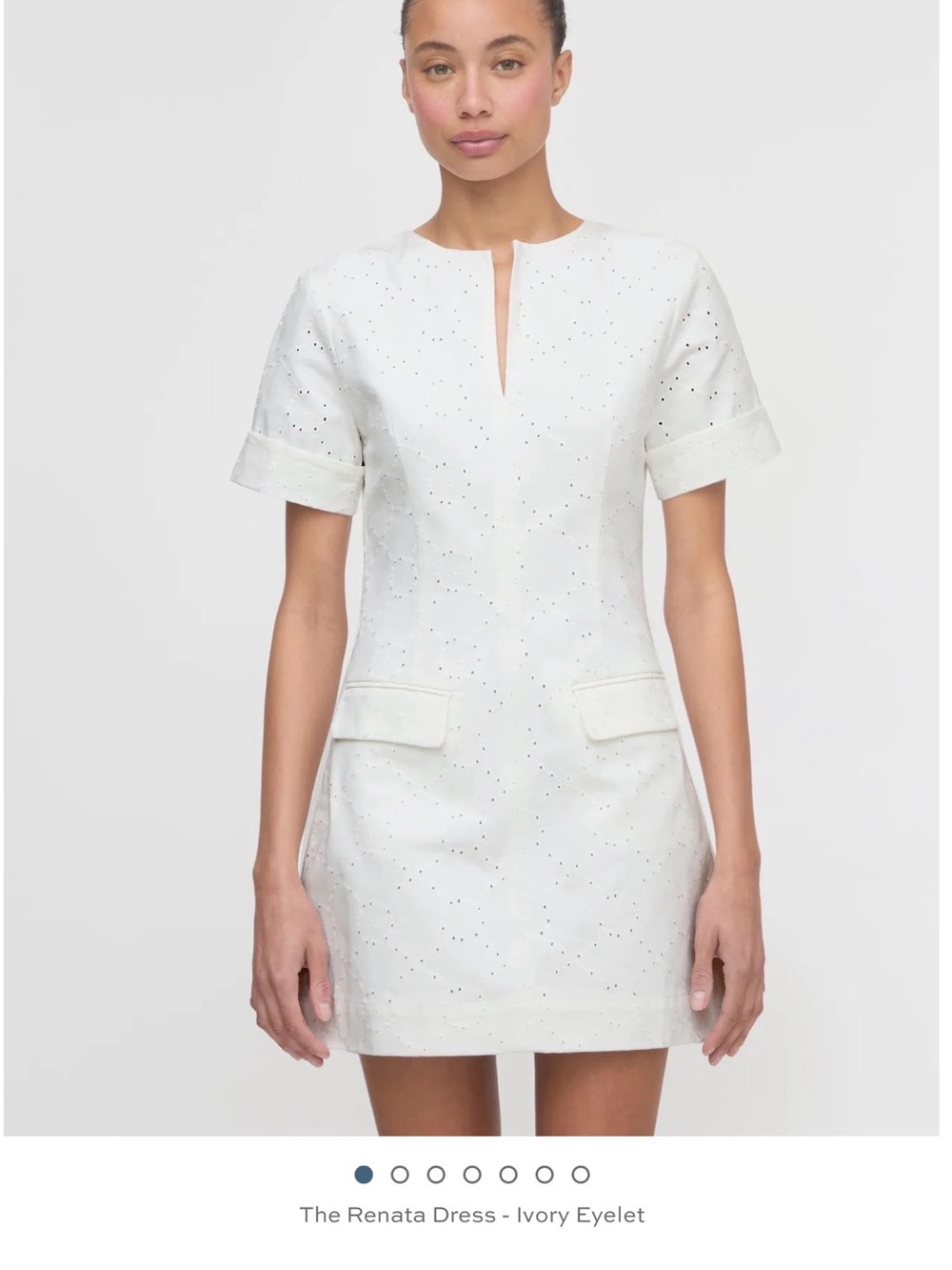Hill House The Renata Dress - Ivory Eyelet